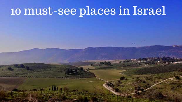 list of places to visit in israel