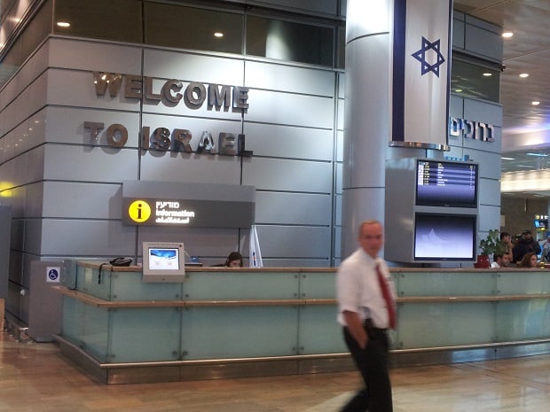 flying to Israel