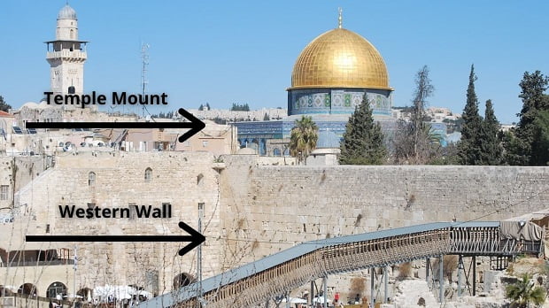 The Western Wall - (is NOT the holiest site for Jews)