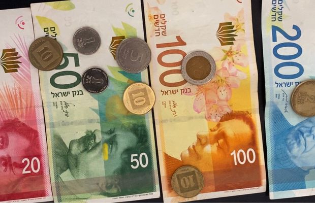 traveling Israel money